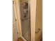 Bathroom with shower stall at 5973 Terrace Park N Dr # 208, St Petersburg, FL 33709