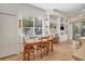 Charming breakfast nook with built-in seating and views to the outdoors at 6847 Bay Hill Dr, Lakewood Ranch, FL 34202