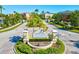 Community entrance with signage and landscaping at 7325 Black Walnut Way, Lakewood Ranch, FL 34202