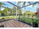 Enjoy the outdoors in this private screened patio area at 7664 Plantation Cir, Bradenton, FL 34201
