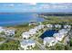 Aerial view of community building near the water at 7840 34Th W Ave # 203, Bradenton, FL 34209