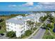 Aerial view showcasing community and bay views at 7840 34Th W Ave # 203, Bradenton, FL 34209