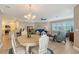 Open concept living and dining area with kitchen and modern appliances at 7840 34Th W Ave # 203, Bradenton, FL 34209