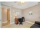 Bright home office with built-in desk and adjacent hallway at 7840 34Th W Ave # 203, Bradenton, FL 34209