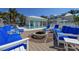 Relaxing pool area with fire pit and comfortable seating at 7840 34Th W Ave # 203, Bradenton, FL 34209