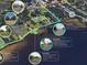 Community map showcasing waterfront access and opportunities for waterfront park development at 9514 Colonial Dr, Bradenton, FL 34210
