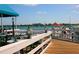 Picturesque view from a pier featuring outdoor seating and views of the water at 9514 Colonial Dr, Bradenton, FL 34210