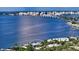 Waterfront property view with surrounding buildings at 178 N Washington Dr, Sarasota, FL 34236
