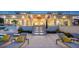 Luxury home with inviting backyard, stairs, and outdoor lounge at 178 N Washington Dr, Sarasota, FL 34236