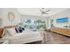 Main bedroom with water views and a large dresser at 178 N Washington Dr, Sarasota, FL 34236