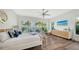 Main bedroom with water views and a large dresser at 178 N Washington Dr, Sarasota, FL 34236
