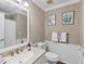 Well-maintained bathroom with a vanity, soft lighting, and coordinated fixtures at 2005 21St W St, Palmetto, FL 34221