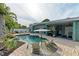 Inviting pool and patio area, perfect for outdoor entertaining at 312 Hardin Ave, Anna Maria, FL 34216