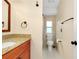 Bathroom with granite vanity and shower/tub combo at 3215 Lake View Blvd, Port Charlotte, FL 33948