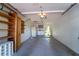Garage with shelving, washer, and dryer at 4802 Kestral Park Cir # 22, Sarasota, FL 34231