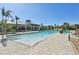 Resort-style pool with plenty of lounge chairs at 5060 Lake Overlook Ave, Bradenton, FL 34208