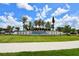 Sunriser Reserve community entrance with a beautiful fountain at 5433 Hope Sound Cir, Sarasota, FL 34238