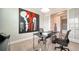 Bright home office with desk and double doors at 5433 Hope Sound Cir, Sarasota, FL 34238