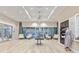 Bright and welcoming lobby area featuring comfortable seating, elegant decor, and views of the outdoor amenities at 6005 Mesa Gln, Bradenton, FL 34203