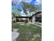 Backyard with patio furniture and house view at 6504 Lincoln Rd, Bradenton, FL 34203