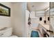 Bathroom with shower/tub combo and updated vanity at 4330 Falmouth Dr # 108, Longboat Key, FL 34228