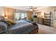 Bedroom with water view and king-size bed at 4330 Falmouth Dr # 108, Longboat Key, FL 34228