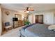 Bright bedroom with a king-size bed and built-in dresser at 4330 Falmouth Dr # 108, Longboat Key, FL 34228