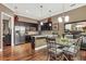 Modern kitchen with stainless steel appliances and granite countertops at 461 Nokomis S Ave, Venice, FL 34285