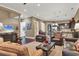 Spacious living room featuring modern decor, stylish furnishings, and an open floor plan at 461 Nokomis S Ave, Venice, FL 34285