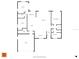 Single story home floorplan, 3 bedrooms, 2 baths, garage at 4877 Post Pointe Dr, Sarasota, FL 34233