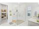 Spa-like bathroom with a walk-in shower, modern fixtures, and a relaxing atmosphere at 5035 Kiva Cir, Bradenton, FL 34211