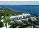 Aerial view of waterfront community near the river at 515 Leffingwell Ave # 109, Ellenton, FL 34222