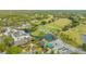 Aerial view of the country club and grounds at 5242 Wedgewood Ln # 62, Sarasota, FL 34235