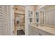 Bathroom with shower, toilet and double vanity at 5242 Wedgewood Ln # 62, Sarasota, FL 34235