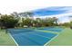 Well-maintained pickleball courts, perfect for recreation and community building at 527 Spring Lakes Blvd, Bradenton, FL 34210