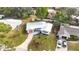 Aerial view of the house, yard, and neighborhood at 530 Saint Andrews Dr, Sarasota, FL 34243