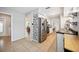 Updated kitchen boasting stainless steel appliances and stylish backsplash at 530 Saint Andrews Dr, Sarasota, FL 34243