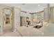 White kitchen with stainless steel appliances at 5341 Popoli Way, Sarasota, FL 34238