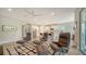 Living area with open floor plan and access to the kitchen at 5436 Hope Sound Cir, Sarasota, FL 34238
