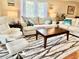 Bright and airy living room with comfortable seating and coffee table at 6501 Stone River Rd # 203, Bradenton, FL 34203