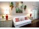 Elegant lobby with white sofa and decor at 6501 Stone River Rd # 203, Bradenton, FL 34203