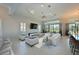 Bright and airy living room featuring a neutral color palette and ample natural light at 963 River Wind Cir, Bradenton, FL 34212