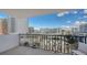 Balcony with city views and seating area at 101 S Gulfstream Ave # 11E, Sarasota, FL 34236