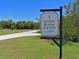 Sign marking the entrance to the community's canoe and kayak launch at 1010 Tidewater Shores Loop # 103, Bradenton, FL 34208