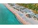 Aerial view of beach and shoreline at 10426 Abaco Falls Dr, Englewood, FL 34223