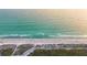 Aerial view of beach and coastline at 10426 Abaco Falls Dr, Englewood, FL 34223