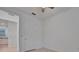 Bedroom with ceiling fan and neutral decor at 10426 Abaco Falls Dr, Englewood, FL 34223