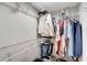 Walk-in closet with ample shelving and hanging space at 1200 E Peppertree Ln # 307, Sarasota, FL 34242
