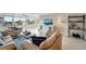 Spacious living room with comfortable seating and ocean views at 1200 E Peppertree Ln # 307, Sarasota, FL 34242