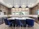 Modern kitchen with island, stainless steel appliances, and ample counter space at 19405 Ganton Ave, Lakewood Ranch, FL 34202